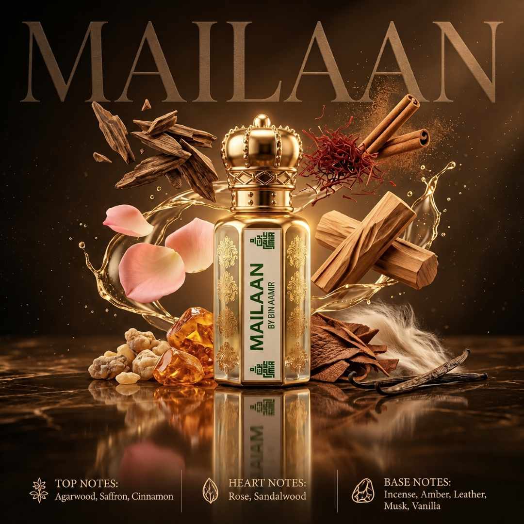 Mailaan premium 12ml attar for men, long-lasting and exclusive luxury fragrance oil.